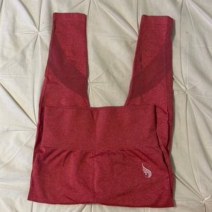 ryder wear coral red leggings